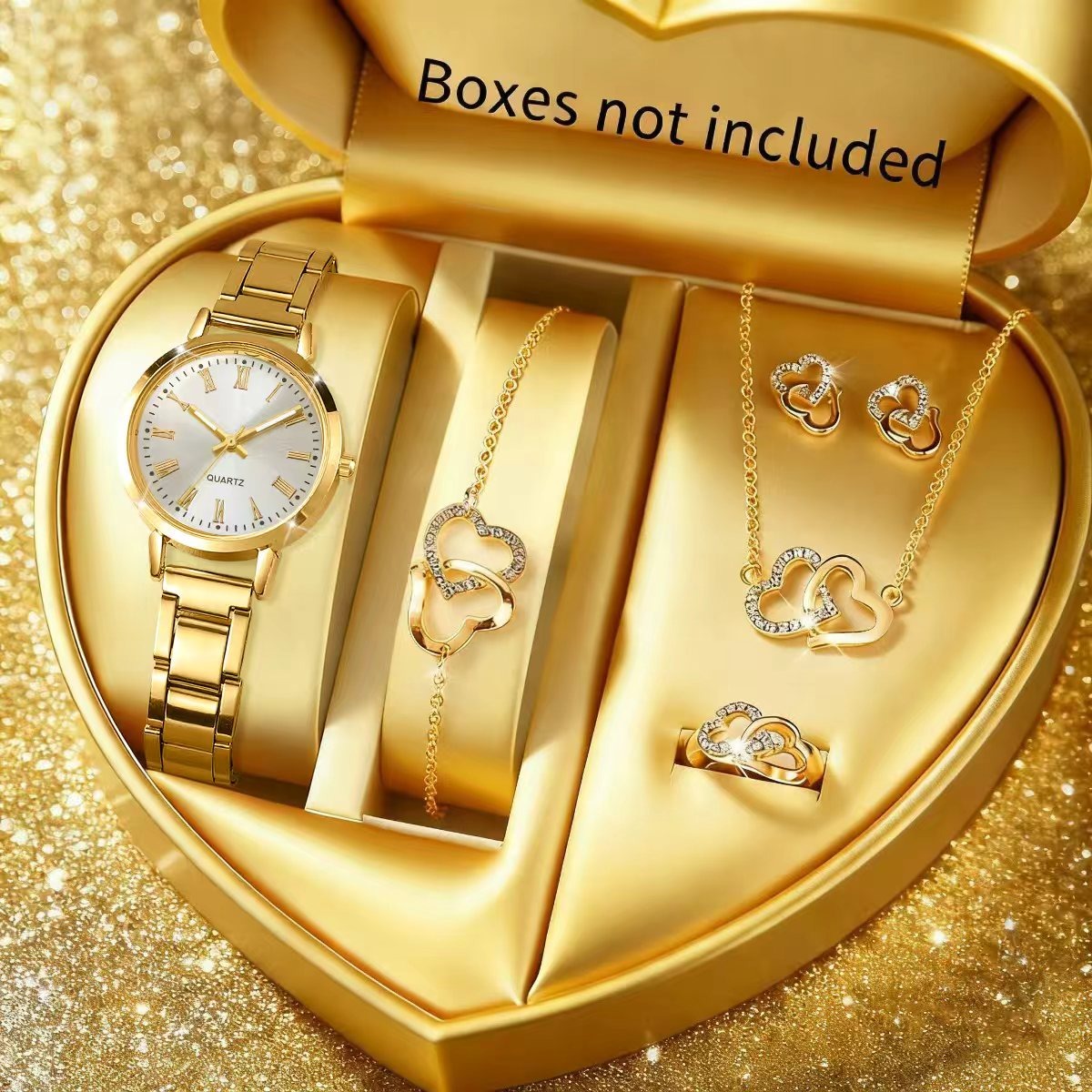 Jewelry Clasp Watches - Montre à Quartz pour femmes, 6