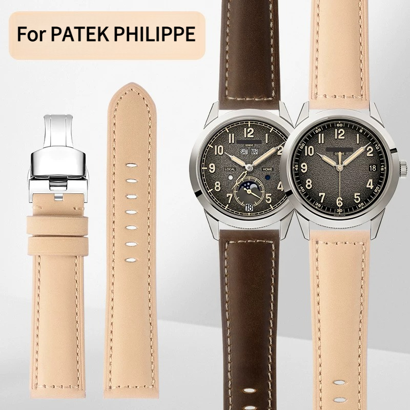 Patek Philippe Watch Calatrava - Bracelet de montre étendu en cuir