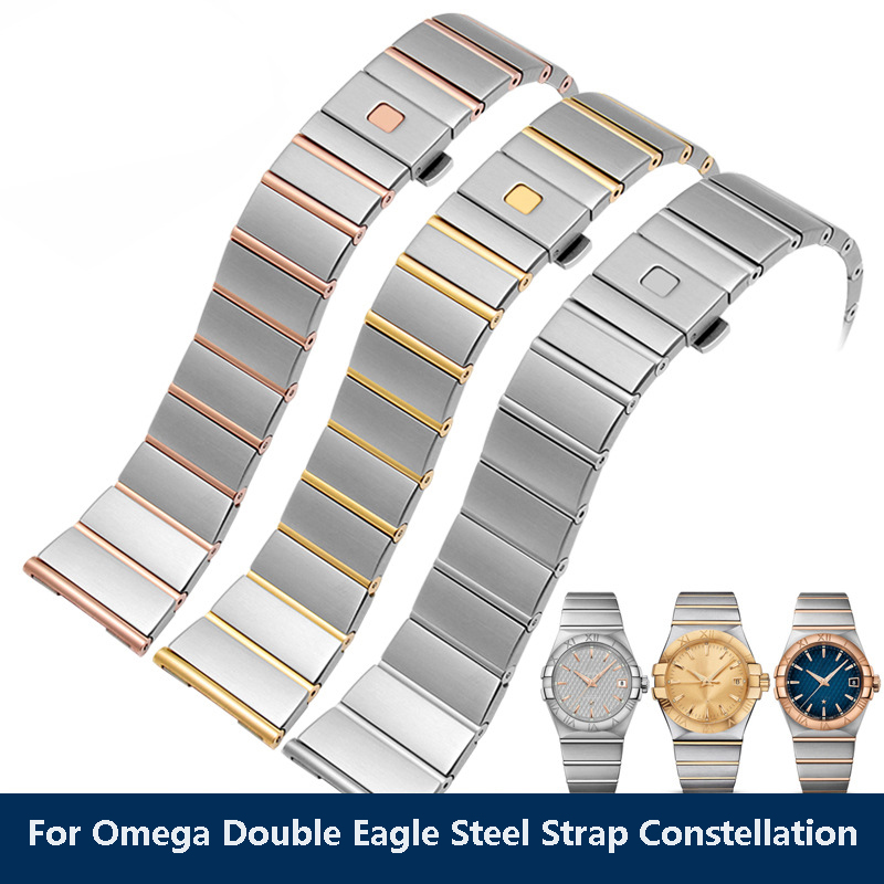 Omega Watch Constellation - Bracelet en acier pour Omega Double
