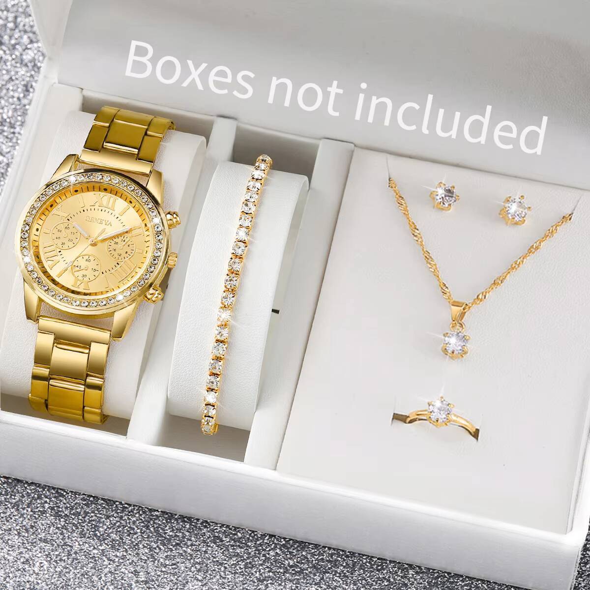 Jewelry Clasp Watches - Ensemble de 6 montres pour femmes,