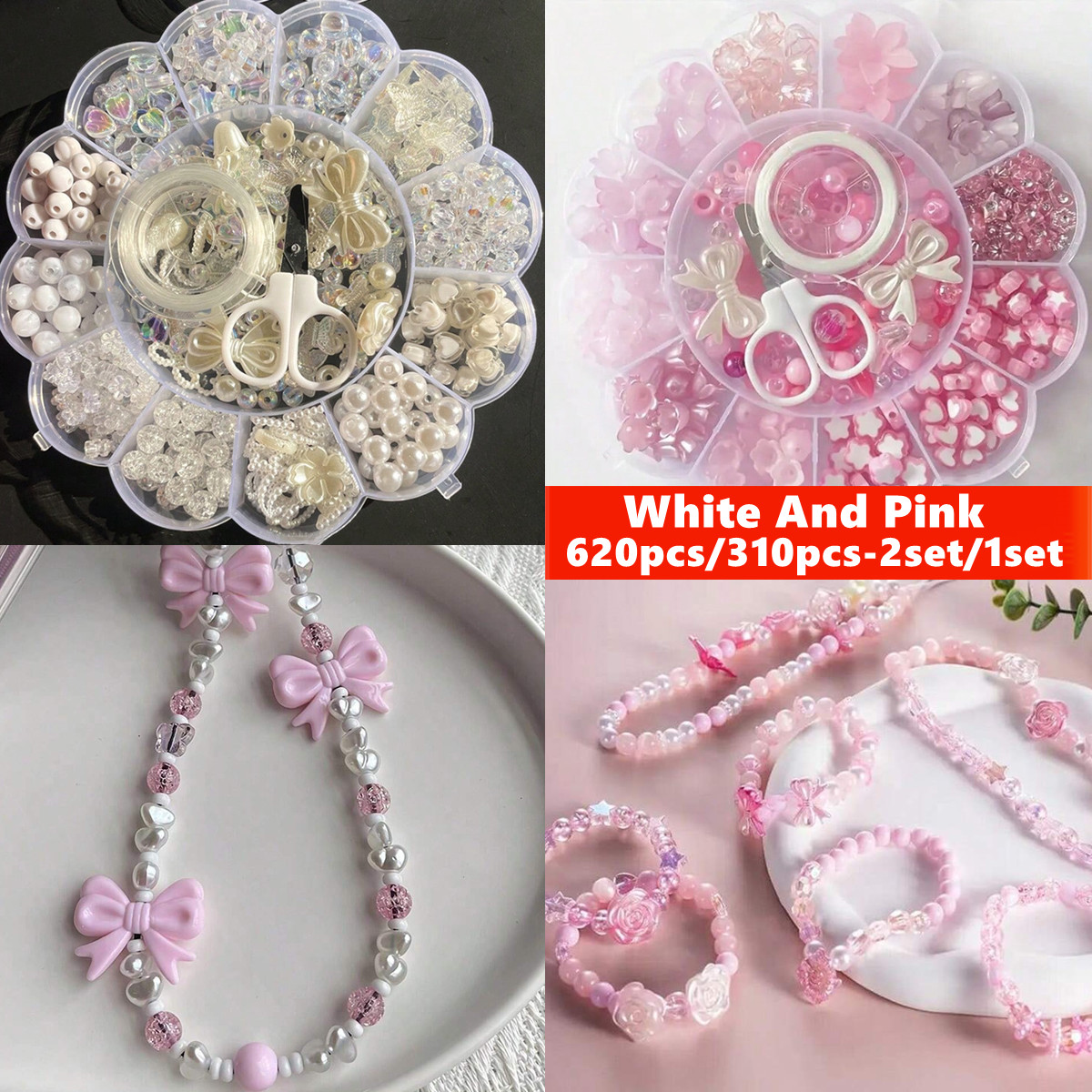 Fine Jewelry & Watches Photos - 2 ensembles/1 ensemble de perles acryliques