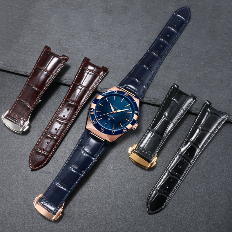 Omega Watch Constellation - Bracelet de montre en cuir véritable