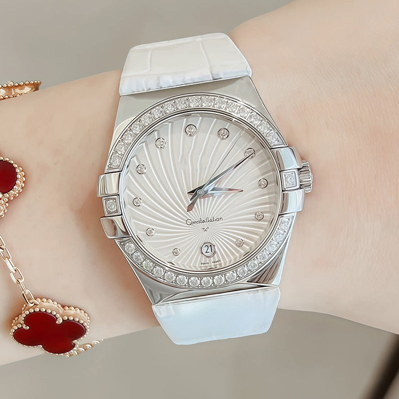 Bracelet de montre en cuir inc - Omega Watch Constellation avis et prix