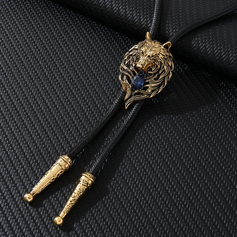 Cravate bolo rétro pour homme  - Wolf Jewelry & Watches Tampa avis et prix