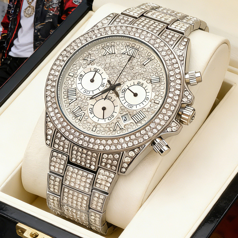 Montre Quartz Homme Hip Hop Bl - Jewelry Watches Brands avis et prix