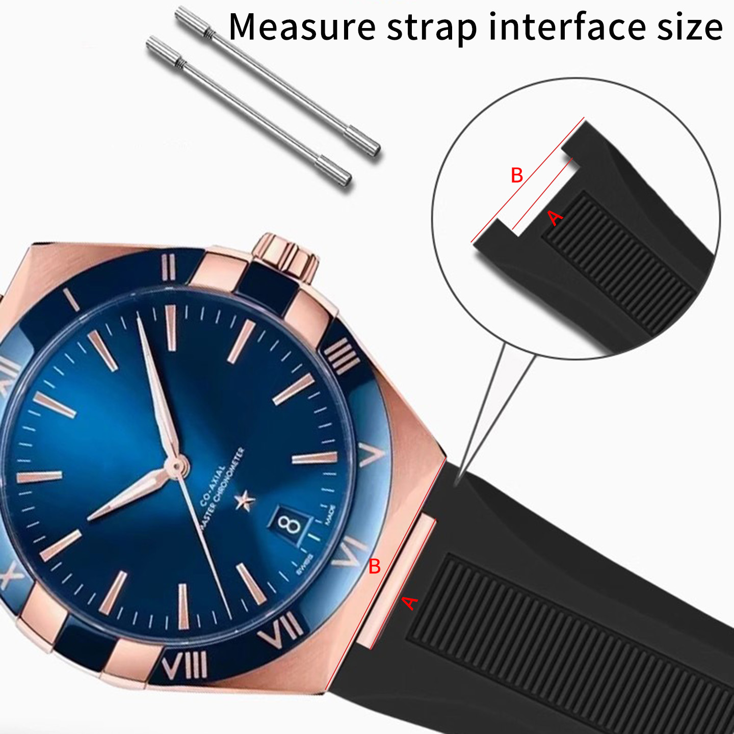 Bracelet de montre cranté en c - Omega Watch Constellation avis et prix