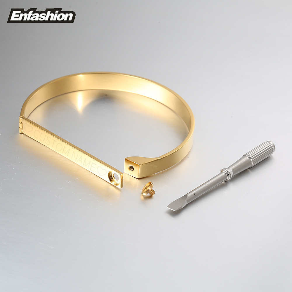 Enfashion-Bracelet Personnalis - Cuff Bangle Bracelet avis et prix