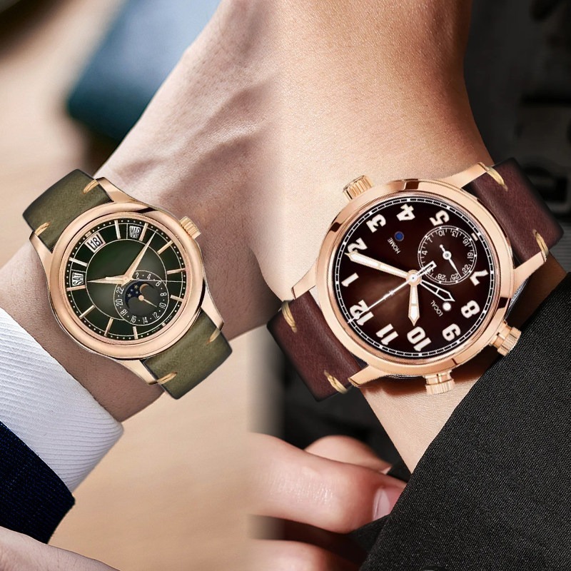 Bracelet de montre en cuir vér - Patek Philippe Watch Calatrava avis et prix