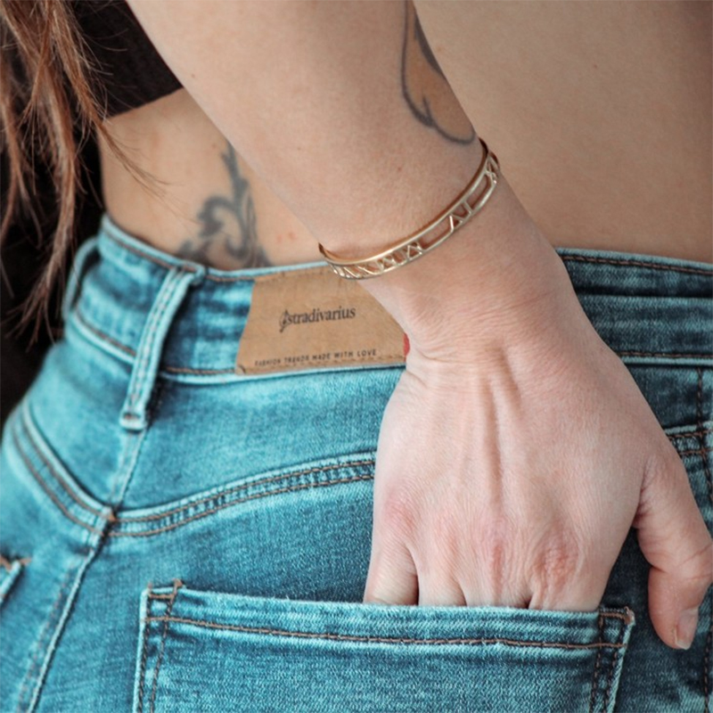 Bracelets personnalisés avec n - Cuff Bangle Bracelet avis et prix