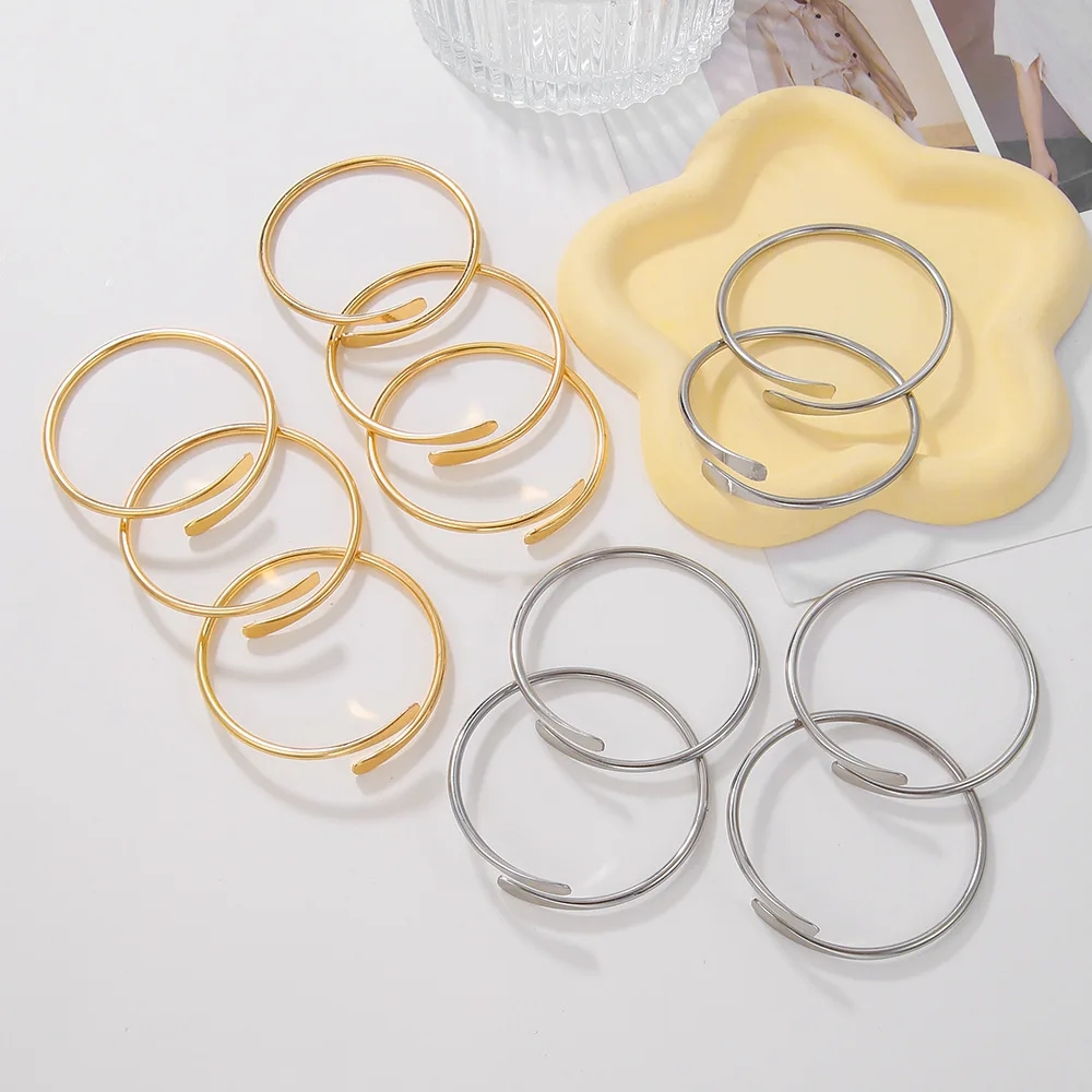 Bracelets empilables en laiton - Cuff Bangle Bracelet avis et prix