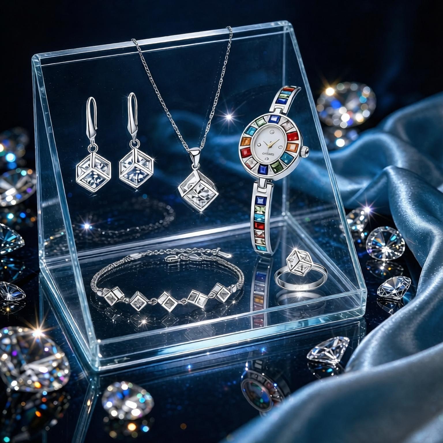Ensemble de bijoux de luxe en  - Best Jewelry Watches Women avis et prix