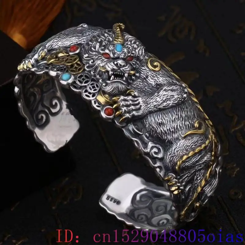 Bracelet tigre Pixiu porte-bon - Cuff Bangle Bracelet avis et prix