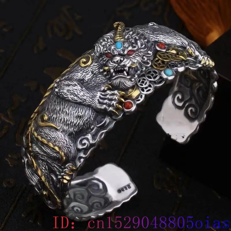 Bracelet tigre Pixiu porte-bon - Cuff Bangle Bracelet avis et prix