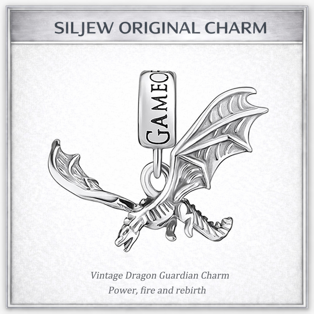 SilJew Breloque Vintage Fantai - Wolf Jewelry & Watches Tampa avis et prix