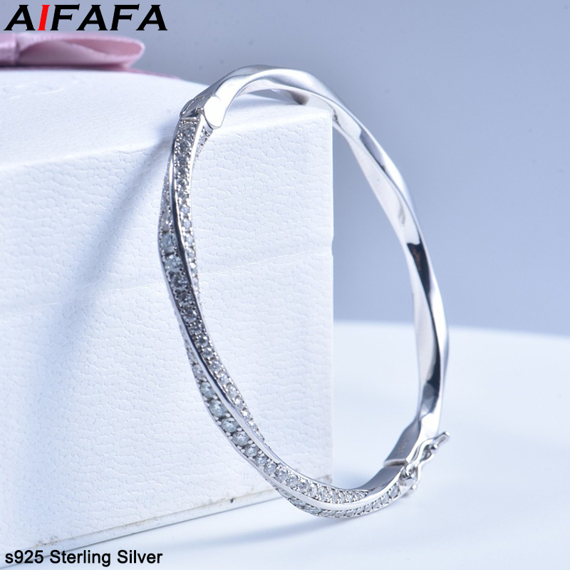 Bracelet en argent sterling 92 - Cuff Bangle Bracelet avis et prix