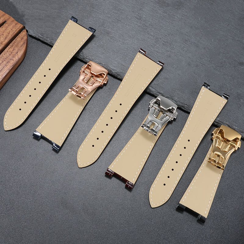 Bracelet de montre en cuir vér - Omega Watch Constellation avis et prix