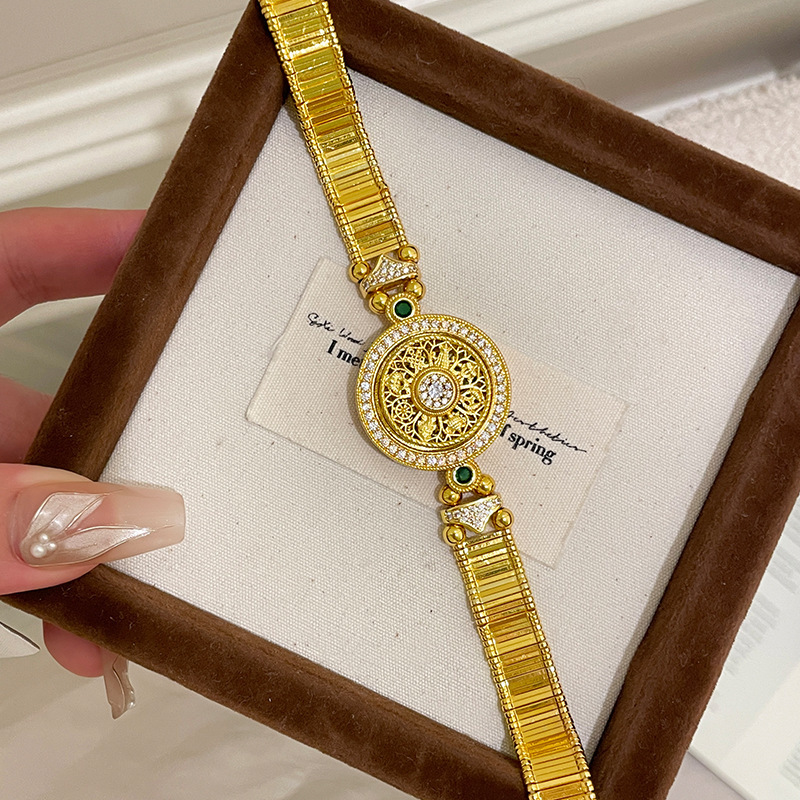 Bracelets circulaires incrusté - Fine Jewelry Watches Women avis et prix